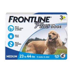 3333.jpg Frontline Plus for Medium Dogs 22-44 lbs (10-20 kg) - Blue