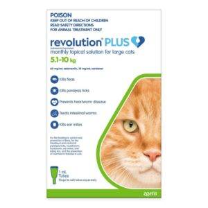 637037199217632085Revolution-plus-for-large-cats-5.1-10kg-green.jpeg Revolution Plus for Large Cats 11.1-22 lbs (5.1-10 kg) - Green