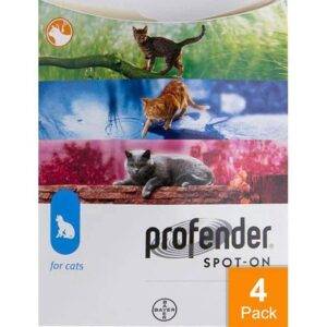 Profender Spot On Cats 5.5-11lbs (2.5-5kg) - 4 Application