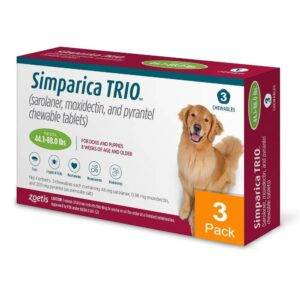Simparica-Trio-for-Dogs-44.1-88-lbs-20-40-kg-3-Pack-Green.jpg Simparica Trio for Dogs 44.1-88 lbs (20-40 kg) (Green)