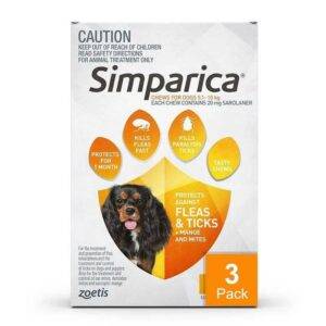 Simparica-for-Dogs-11.1-22-lbs-5-10-kg-3-Pack-Orange.jpg Simparica for Dogs - Orange 3 Pack (11.1-22 lbs) (5-10 kg)