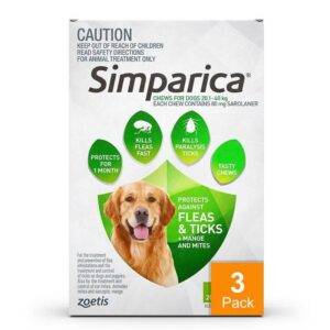 Simparica-for-Dogs-44.1-88-lbs-20-40-kg-3-Pack-Green.jpg Simparica for Dogs - Green 3 Pack (44.1-88 lbs) (20-40 kg)