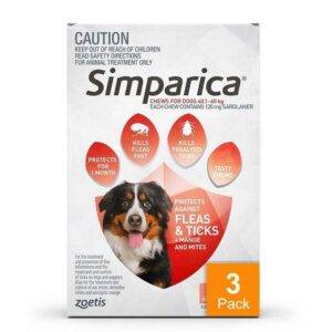 Simparica-for-Dogs-88.1-132-lbs-40-60-kg-3-Pack-RED.jpg Simparica for Dogs - Red 3 Pack (88.1-132 lbs) (40-60 kg)