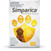 Simparica for Dogs - Yellow 3 Pack (2.8-5.5 lbs) (1.3-2.5 kg)