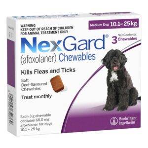 b3pknexgardmediumdog6955_source_1645052264_5000x Nexgard Chewables for Large Dogs - Purple Pack 24-60 lbs (10-25 kg)