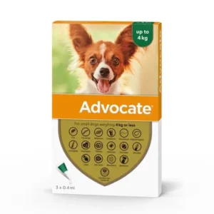 Advantage Multi (Advocate) for Dogs Under 8.8 lbs (4 kg) – Green 3 pack Advantage Multi (Advocate) for Dogs Under 8.8 lbs (4 kg) - Green