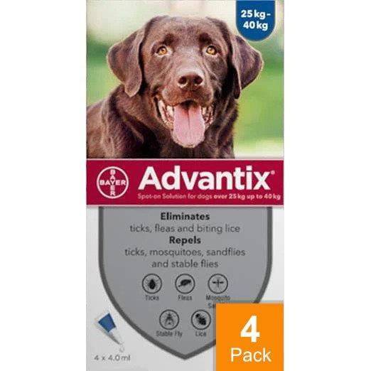 Advantix for Dogs Over 55 lbs (25 kg) - Blue