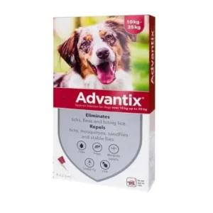 Advantix for Dogs 22-55 lbs (10-25 kg) - Red